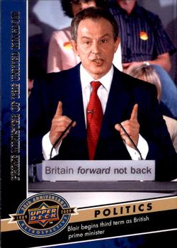 2009 Upper Deck 20th Anniversary #2031 Tony Blair Front