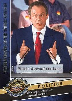 2009 Upper Deck 20th Anniversary #2032 Tony Blair Front