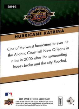 2009 Upper Deck 20th Anniversary #2046 Hurricane Katrina Back