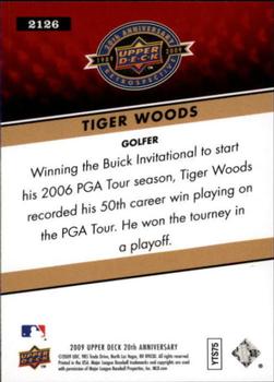 2009 Upper Deck 20th Anniversary #2126 Tiger Woods Back