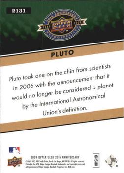 2009 Upper Deck 20th Anniversary #2131 Pluto Back