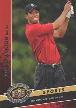 2009 Upper Deck 20th Anniversary #2192 Tiger Woods Front