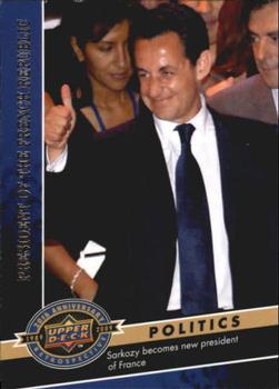 2009 Upper Deck 20th Anniversary #2272 Nicolas Sarkozy Front