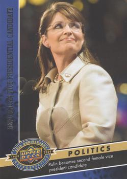 2009 Upper Deck 20th Anniversary #2422 Sarah Palin Front