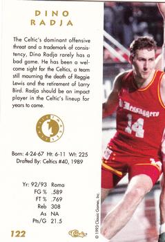1993-94 Classic Images Four Sport #122 Dino Radja Back