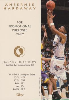 1993-94 Classic Images Four Sport #NNO Anfernee Hardaway Back