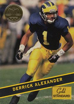 1994 Signature Rookies Gold Standard #28 Derrick Alexander Front