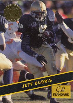 1994 Signature Rookies Gold Standard #31 Jeff Burris Front