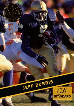 1994 Signature Rookies Gold Standard #31 Jeff Burris Front