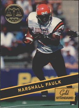 1994 Signature Rookies Gold Standard #34 Marshall Faulk Front
