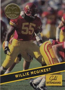 1994 Signature Rookies Gold Standard #43 Willie McGinest Front