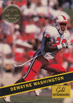 1994 Signature Rookies Gold Standard #48 Dewayne Washington Front