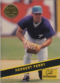 1994 Signature Rookies Gold Standard #66 Herbert Perry Front