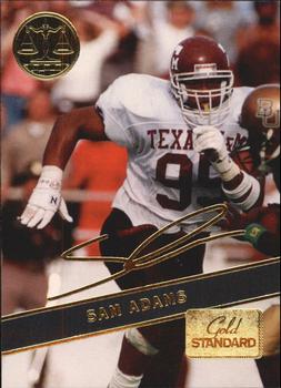 1994 Signature Rookies Gold Standard - Gold Signature #GS5 Sam Adams Front