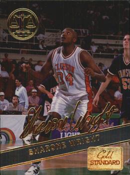1994 Signature Rookies Gold Standard - Gold Signature #GS16 Sharone Wright Front