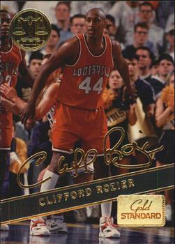 1994 Signature Rookies Gold Standard - Gold Signature #GS19 Clifford Rozier Front