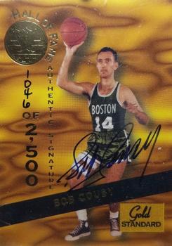 1994 Signature Rookies Gold Standard - Hall of Fame Autographs #HOF4 Bob Cousy Front