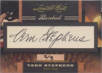 2011 Donruss Limited Cuts #324 Vern Stephens Front