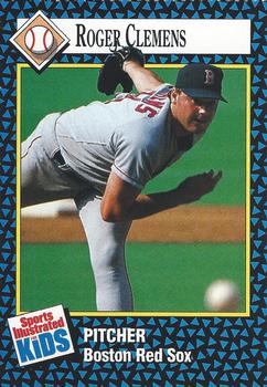 1992 Sports Illustrated for Kids #36 Roger Clemens Front