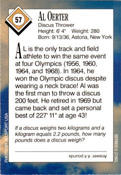 1992 Sports Illustrated for Kids #57 Al Oerter Back