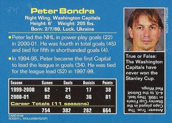 2001 Sports Illustrated for Kids #109 Peter Bondra Back