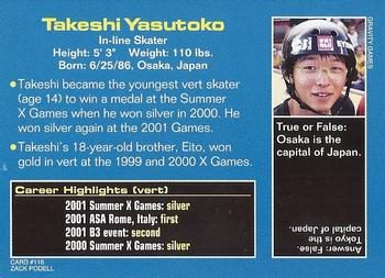 2001 Sports Illustrated for Kids #116 Takeshi Yasutoko Back