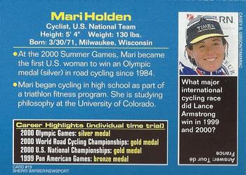 2001 Sports Illustrated for Kids #19 Mari Holden Back