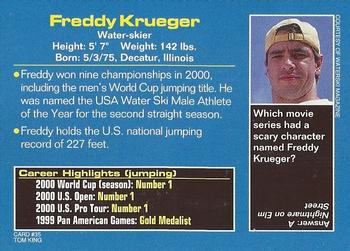 2001 Sports Illustrated for Kids #35 Freddy Krueger Back