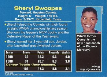 2001 Sports Illustrated for Kids #38 Sheryl Swoopes Back