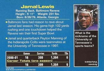 2001 Sports Illustrated for Kids #48 Jamal Lewis Back