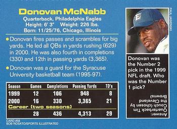 2001 Sports Illustrated for Kids #56 Donovan McNabb Back