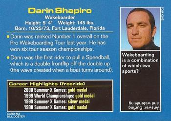 2001 Sports Illustrated for Kids #58 Darin Shapiro Back