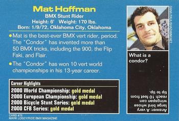 2001 Sports Illustrated for Kids #75 Mat Hoffman Back