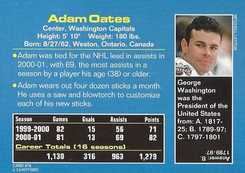 2001 Sports Illustrated for Kids #76 Adam Oates Back