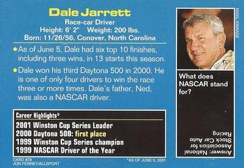 2001 Sports Illustrated for Kids #78 Dale Jarrett Back