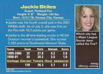 2001 Sports Illustrated for Kids #83 Jackie Stiles Back