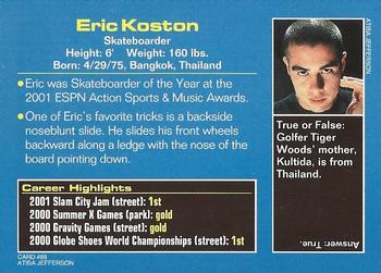 2001 Sports Illustrated for Kids #88 Eric Koston Back
