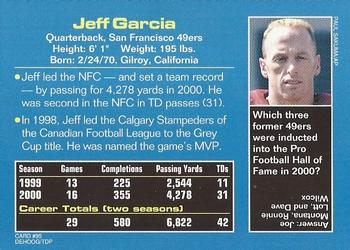 2001 Sports Illustrated for Kids #95 Jeff Garcia Back