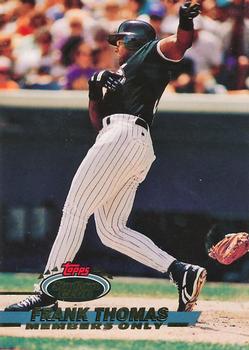 1993 Stadium Club Members Only #NNO Frank Thomas Front