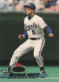 1993 Stadium Club Members Only #NNO George Brett Front