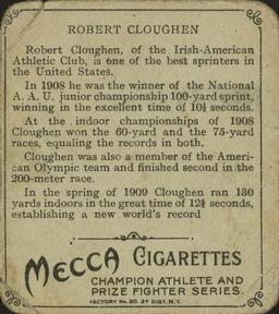1910 Champions (T218) #NNO Robert Cloughen Back