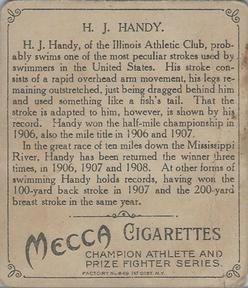 1910 Champions (T218) #NNO H.J. Handy Back