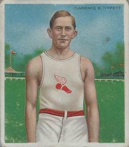 1910 Champions (T218) #NNO Clarence Tippett Front