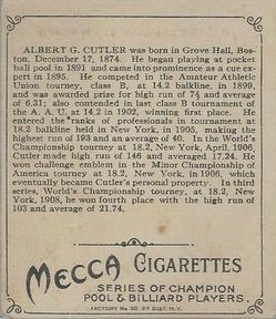1910 Champions (T218) #NNO Albert Cutler Back