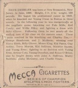 1910 Champions (T218) #NNO Dave Deshler Back