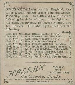 1910 Champions (T218) #NNO Owen Moran Back