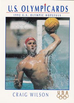 1992 Impel Olympicards: 1992 U.S. Olympic Hopefuls #100 Craig Wilson Front