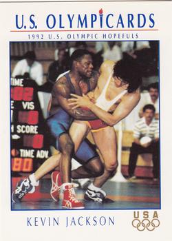 1992 Impel Olympicards: 1992 U.S. Olympic Hopefuls #105 Kevin Jackson Front
