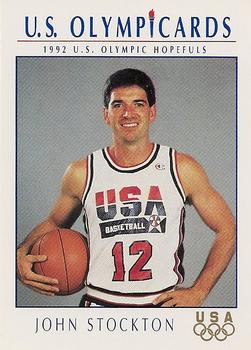 1992 Impel Olympicards: 1992 U.S. Olympic Hopefuls #17 John Stockton Front