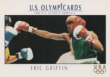 1992 Impel Olympicards: 1992 U.S. Olympic Hopefuls #25 Eric Griffin Front